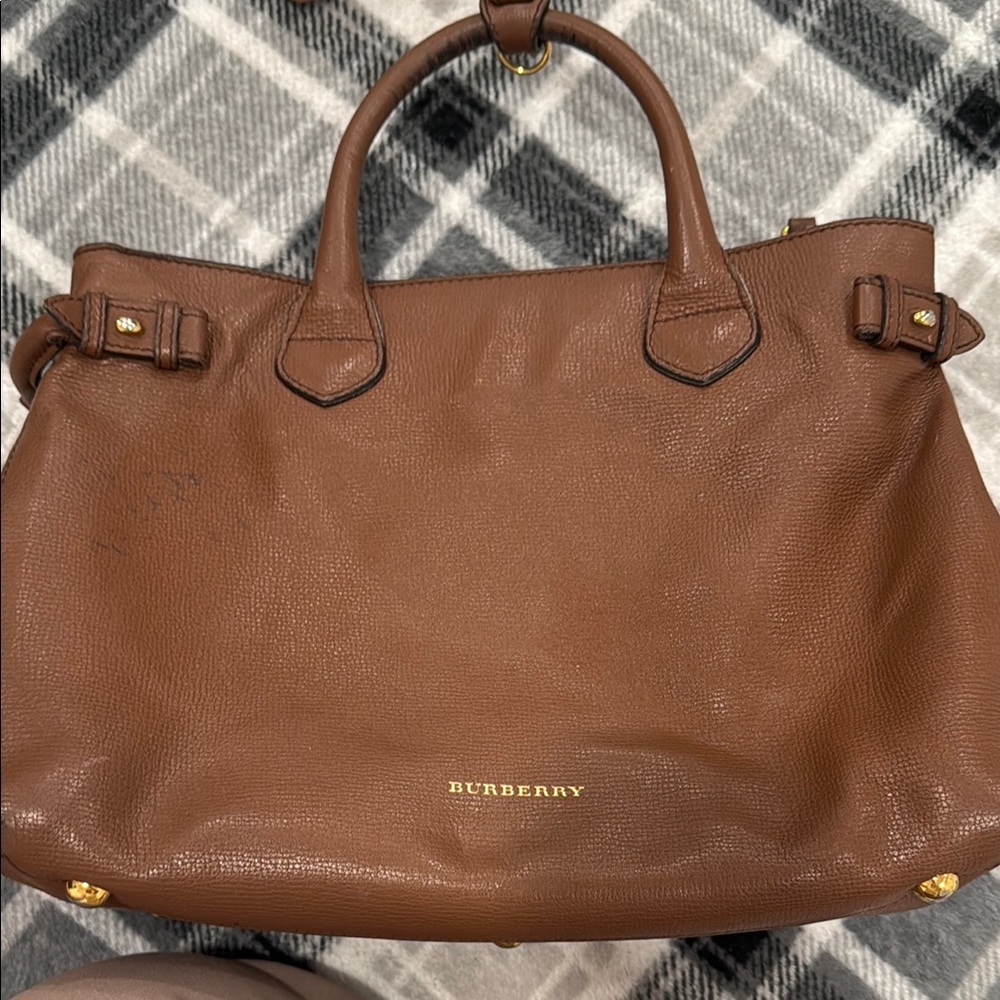 Burberry Brown Leather Women's Bag